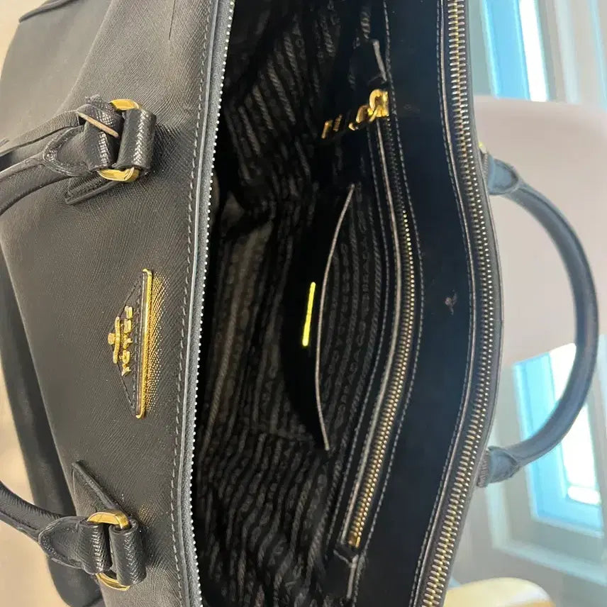 [BUNJANG] Prada Saffiano Lux Galleria Tote Bag Black / 프라다 사피아노 블랙 토트백