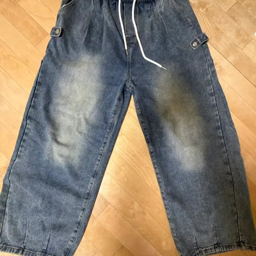 [BUNJANG] Vintage Balloon Fit Denim Pants / 빈티지 벌룬핏 데님 팬츠