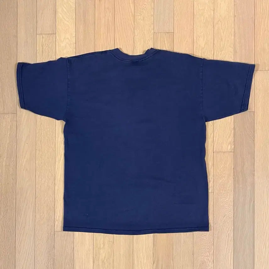 [BUNJANG] Nervous Records 90s Cartoon Logo T-Shirt Navy / 90s Nervous records 티셔츠