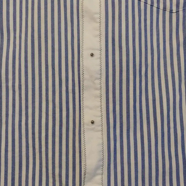 [BUNJANG] Japanese Handmade Stud Button Shirt - Large / 스터드 버튼 / 일본 핸드메이드 와이셔츠 / 라지 L