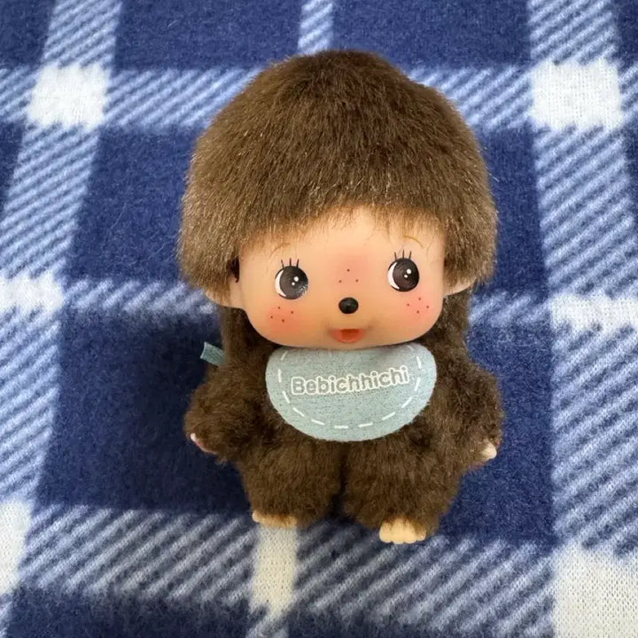 [BUNJANG] Monchhichi Bebichichi Big Head Keychain Boy / 몬치치 베비치치 빅헤드 키체인 Boy 남아
