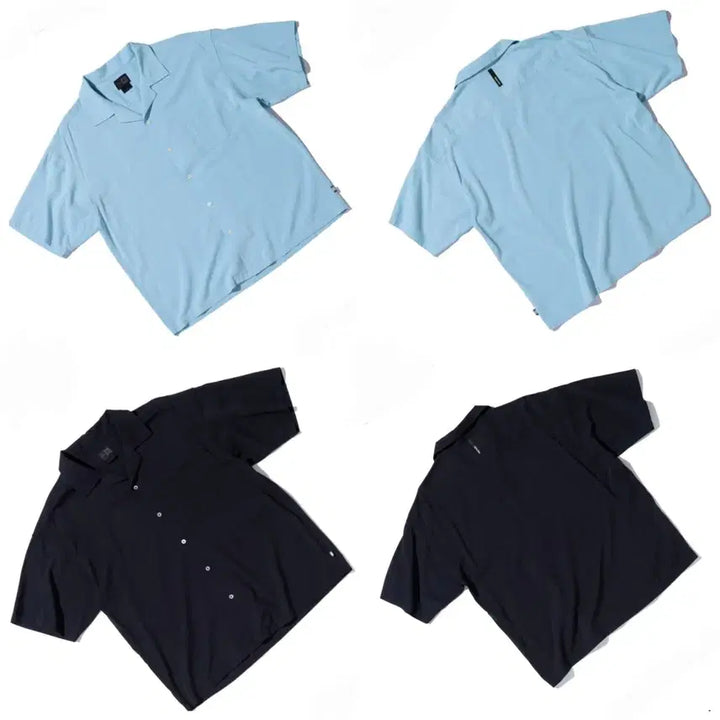 [BUNJANG] New Era Japan Black Label Open Collar Rayon Shirt (2XL) / 오픈카라 레이온 셔츠 (2XL) 뉴에라 JAPAN 블랙라벨