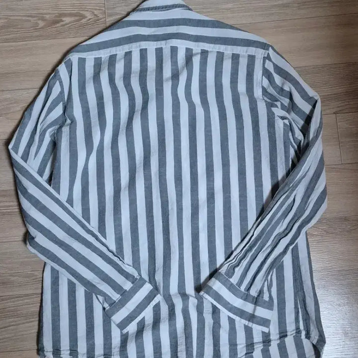 [BUNJANG] Ziozia Linen Cotton Stripe Shirt (Size 100) / 지오지아 린넨 코튼 스트라이프 셔츠(100) 판매합니다