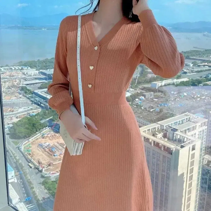 [BUNJANG] Apricot Dress / 애프리콧 원피스