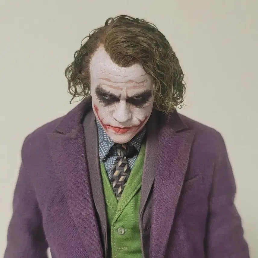 [BUNJANG] InArt Joker Rooted Hair Head Sculpt with Additional Sculpted Head / 인아트 조커 식모 +조형모 (핫토이x)