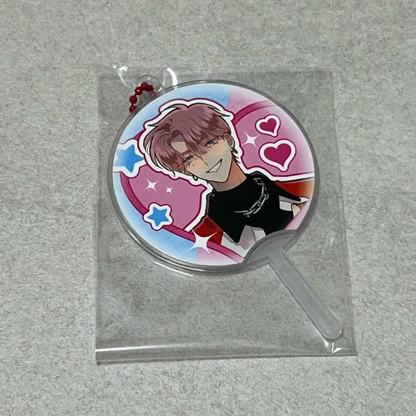 [BUNJANG] Tamontom Mini Uchiwa Keychain Collaboration Cafe Special Edition (Sealed) / 타몬군 지금 어느쪽 팝퍼블 콜라보카페 특전 미니 우치와키링 타몬 미개봉