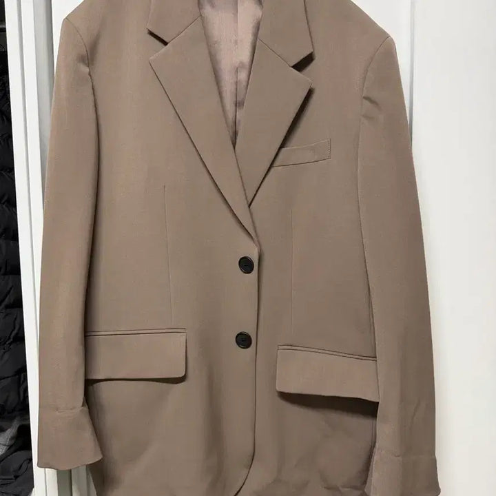 [BUNJANG] Uniqlo U Oversized Blazer Beige (M) / 무탠다드 자켓 오버사이즈 블레이저 베이지 (M)