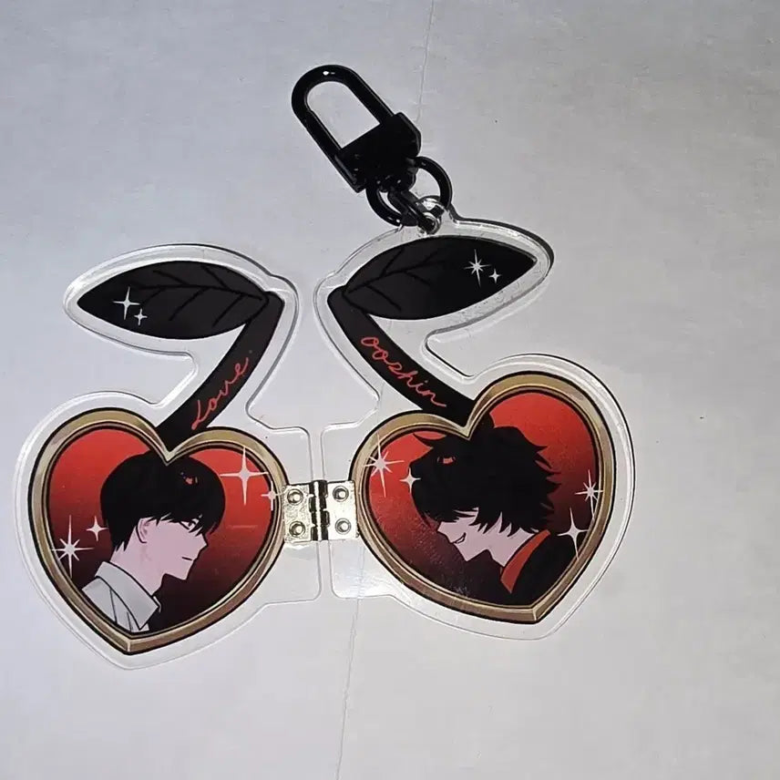 [BUNJANG] OOSIN Shinbashi Cherry Pendant Keyring / 오오에) 2차 비공식 오오신 신바시 체리 팬던트 키링