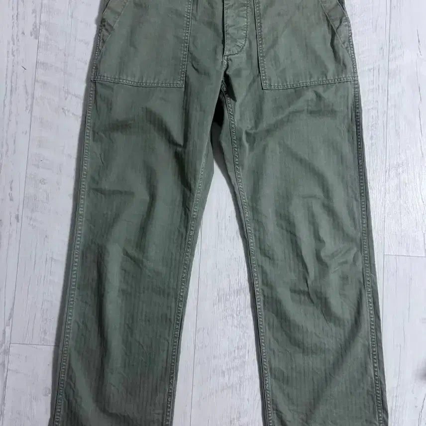 [BUNJANG] RRL Herringbone Fatigue Pants 32x32 / RRL 퍼티그 해링본 팬츠 32x32