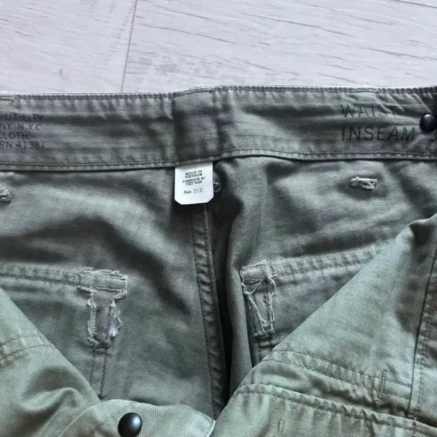 [BUNJANG] RRL Herringbone Fatigue Pants 32x32 / RRL 퍼티그 해링본 팬츠 32x32