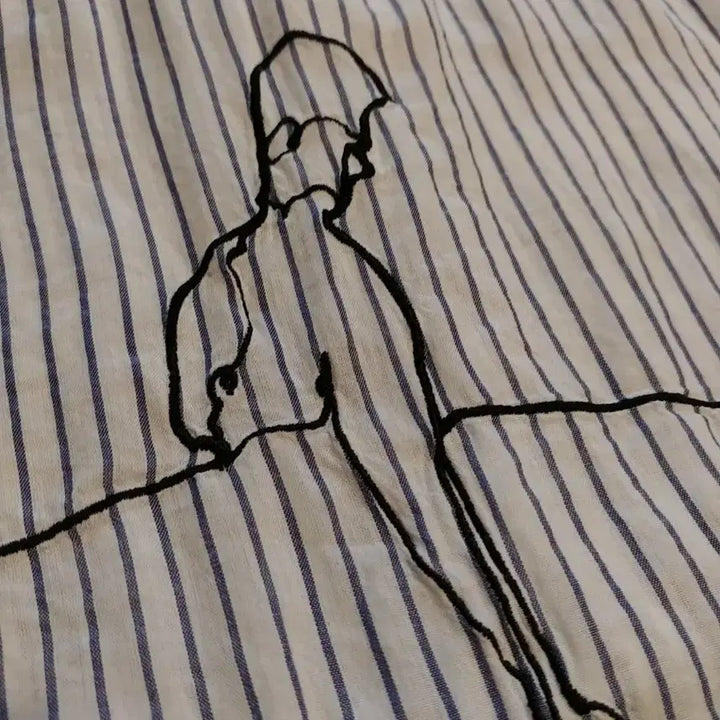 [BUNJANG] Surf Design Cotton Shirt - Large / 와이셔츠 / 서핑 디자인 L 라지 / 신세계 백화점 구매