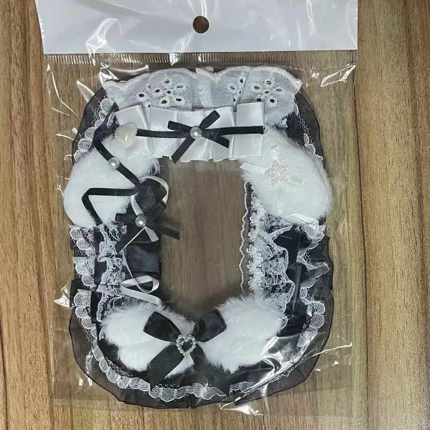 [BUNJANG] Handmade Ribbon Lace Top Loader Photocard Holder / 리본 레이스 탑꾸 포카홀더 탑로더 하트 수제 날개 천사 강아지 검정 블랙