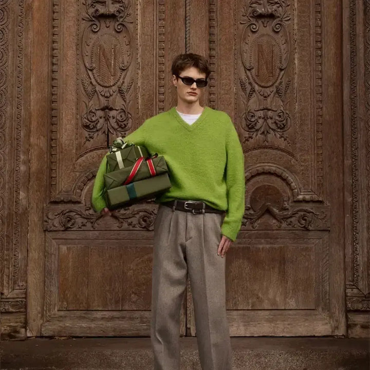 [BUNJANG] Stu Bukle Knit Green L / Stu 부클니트 그린 L 판매
