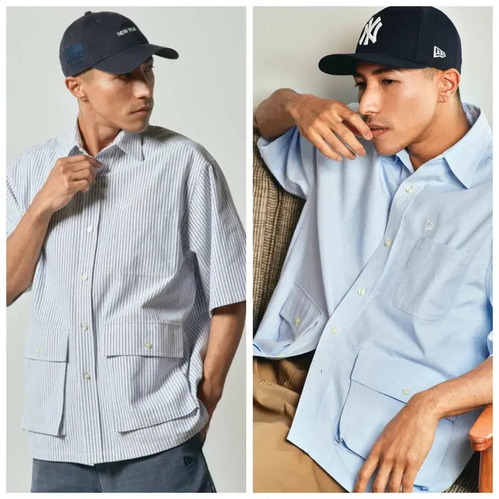 [BUNJANG] New Era Japan Oxford Shirt (2XL) / 뉴에라JAPAN옥스포드 셔츠(2XL)