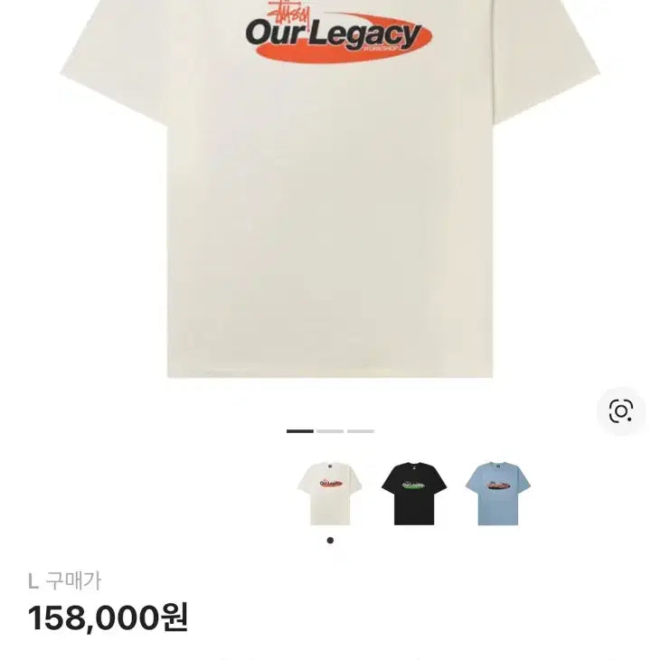 [BUNJANG] Stussy x Our Legacy Short Sleeve T-Shirt / 스투시x아워레가시 반팔티