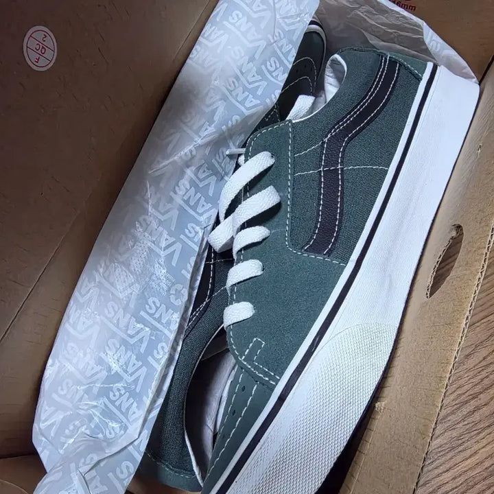 [BUNJANG] Vans Skate Low Jungle Green Shoes / 반스 스케이트 로우 275