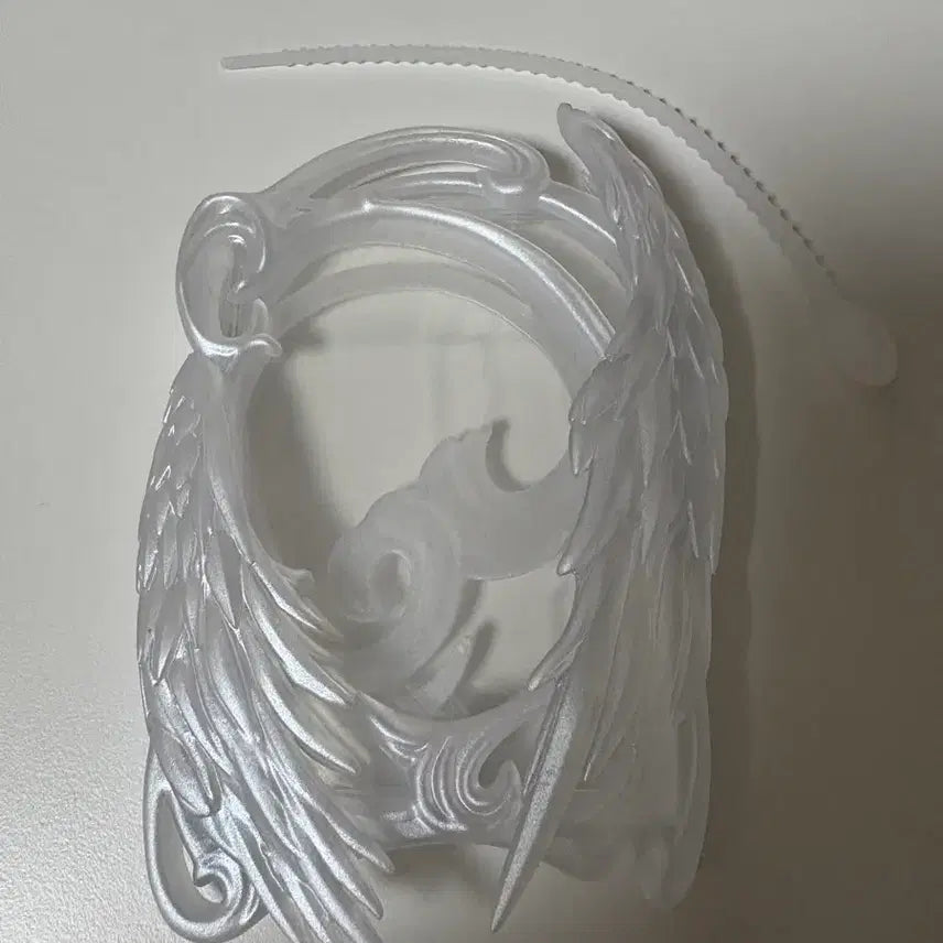 [BUNJANG] Ran Angel Holder Photocard Holder Translucent White / Ran님 포카홀더 엔젤홀더 반투명 화이트