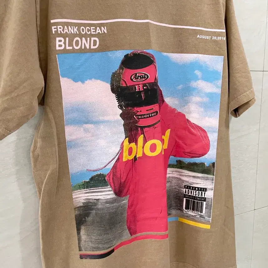 [BUNJANG] Frank Ocean Blond Band T-Shirt / 빈티지샵 / 프랭크오션 Blond 티셔츠, 밴드 티셔츠 / L(100)