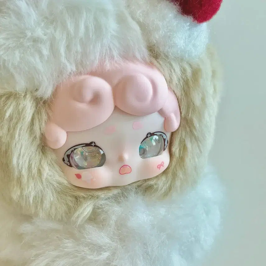 [BUNJANG] Lucky Dior Night Bamtokki V3 Cherry Dessert Beige Plush / 럭키디어나이 밤토끼 v3 체리 디저트 베이지