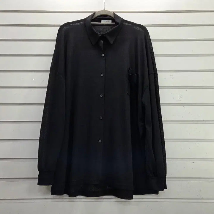 [BUNJANG] Black Slightly See-Through Oversized Women&