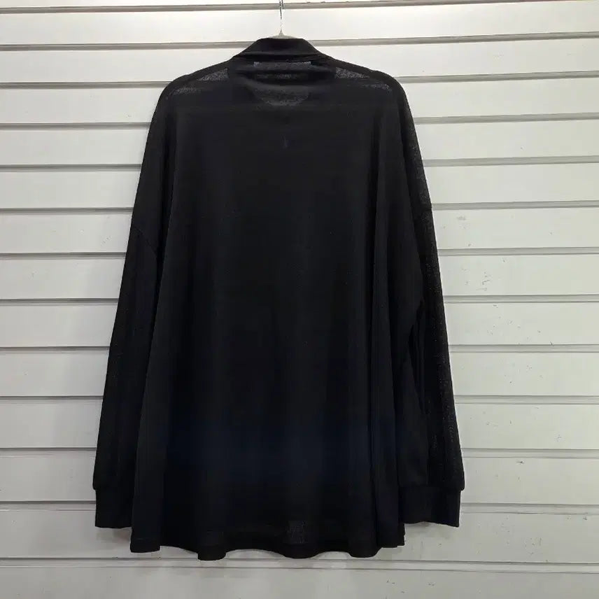 [BUNJANG] Black Slightly See-Through Oversized Women&