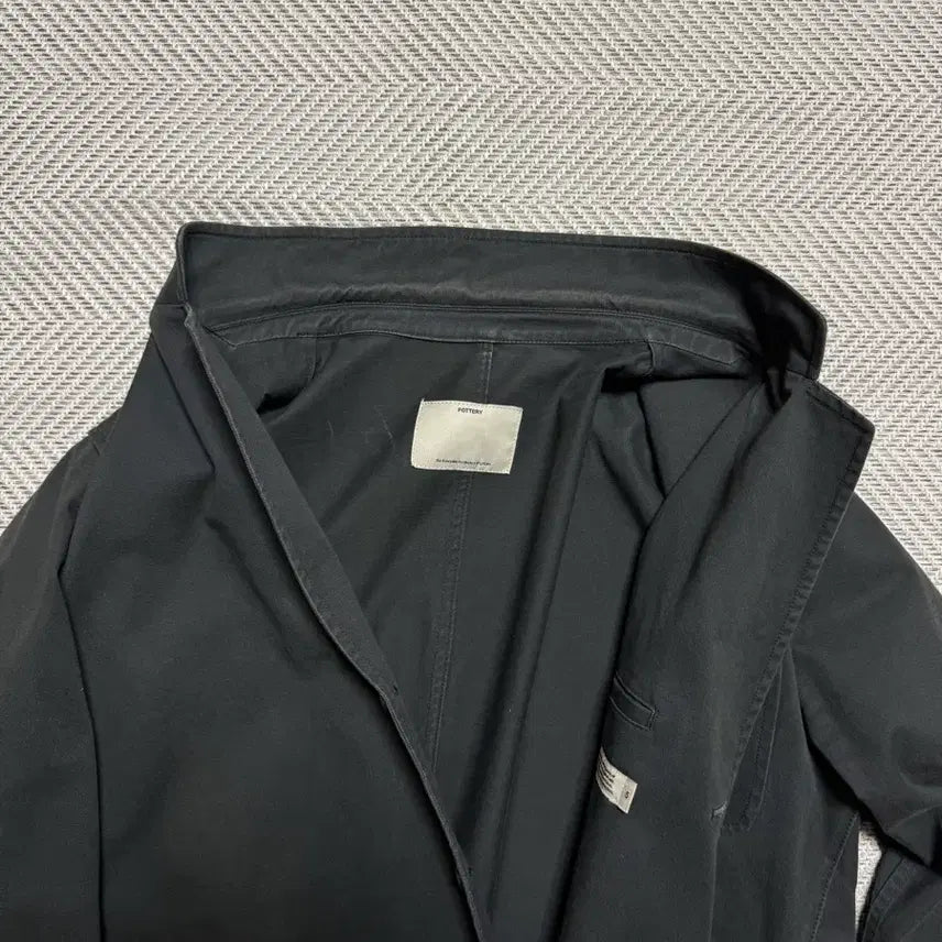 [BUNJANG] Pottery Charcoal Gray Cotton Setup Set Size 5 / 포터리 차콜 그레이 코튼셋업 5 일관판매