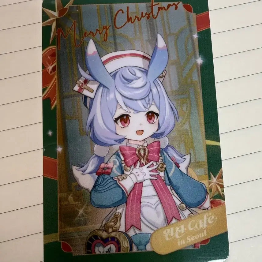 [BUNJANG] Genshin Impact Cafe Sigewinne Photocard / 원신 카페 연말연시 시그윈 포토카드
