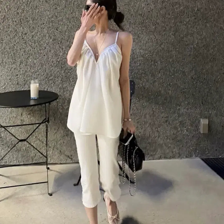 [BUNJANG] Capri Pants / 카프리팬츠