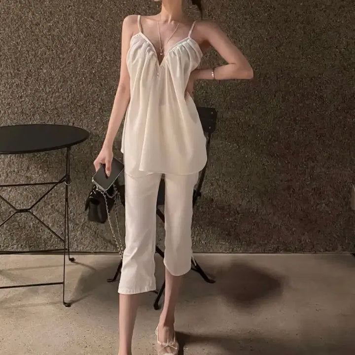 [BUNJANG] Capri Pants / 카프리팬츠
