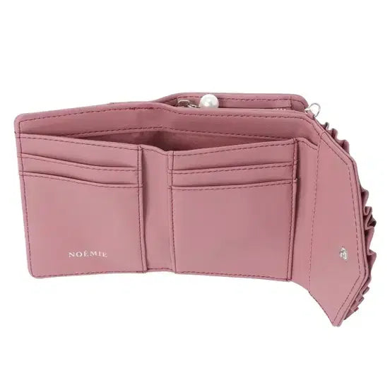 [BUNJANG] NOEMIE Bijou Ribbon Monogram Wallet Rose Pink / [사진있음] 노에미 NOEMIE 비쥬 리본 모노그램 반지갑 로즈핑크