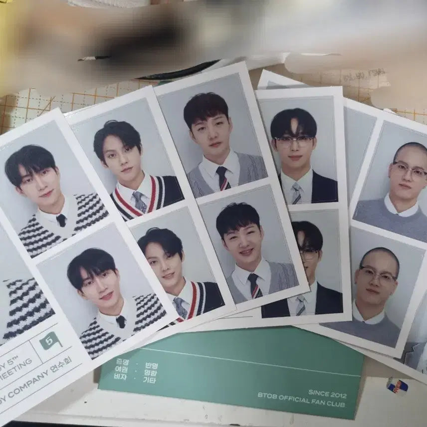 [BUNJANG] BTOB Melody 5th Fanmeeting ID Photo Set / 비투비 멜로디 5기 팬미팅 증명사진