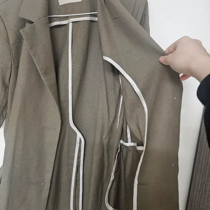 [BUNJANG] Handmade Linen Blend Summer Suit Jacket / 자켓.핸드메이드.여름자켓.정장.반팔자켓.린넨자켓핏.린넨혼용자켓.손정완핏