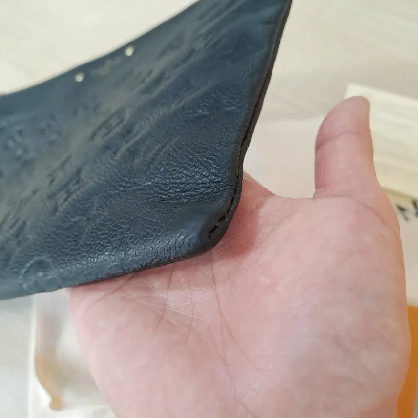 [BUNJANG] Louis Vuitton Monogram Empreinte Pochette Clutch Black / [100%/정품] 루이비통 앙프렝뜨 클러치 블랙