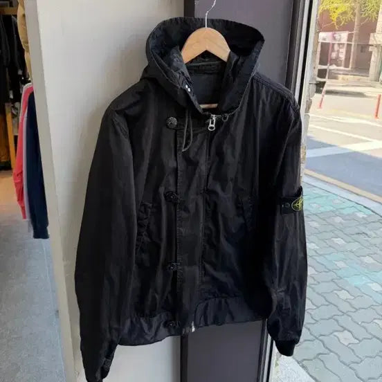 [BUNJANG] Stone Island 00s Raso Gommato Hooded Jacket / 스톤아일랜드 00s 라소고마토 후드 자켓