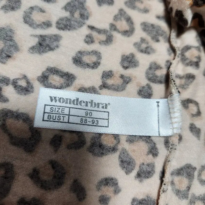 [BUNJANG] Wonderbra Leopard Print Camisole - Size 90 / (새상품)원더브라 레오파드 끈나시 90