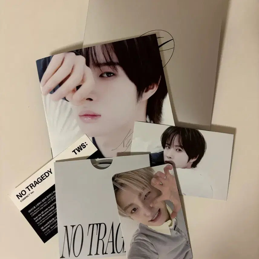 [BUNJANG] TWS NO TRAGEDY Compact Ver. Kyungmin &amp; Jihoon Photocard Set / 투어스 컴팩트 경민 버전 세트 지훈 포카 NO TRAGEDY