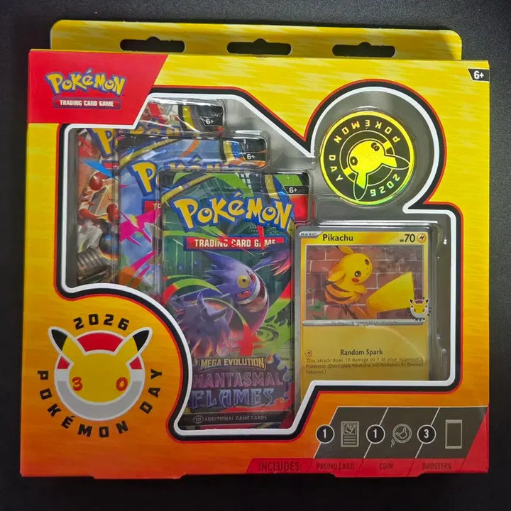 [BUNJANG] North America Pokemon Card 30th Anniversary 2026 Pokemon Day Collection Box (Sealed) / 북미 포켓몬카드 30주년 2026 포켓몬데이 컬렉션 박스 미개봉