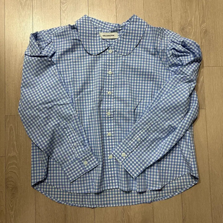 [BUNJANG] Sally &amp; Lyon Check Blouse / 셀리앤리옹 제작 체크 블라우스