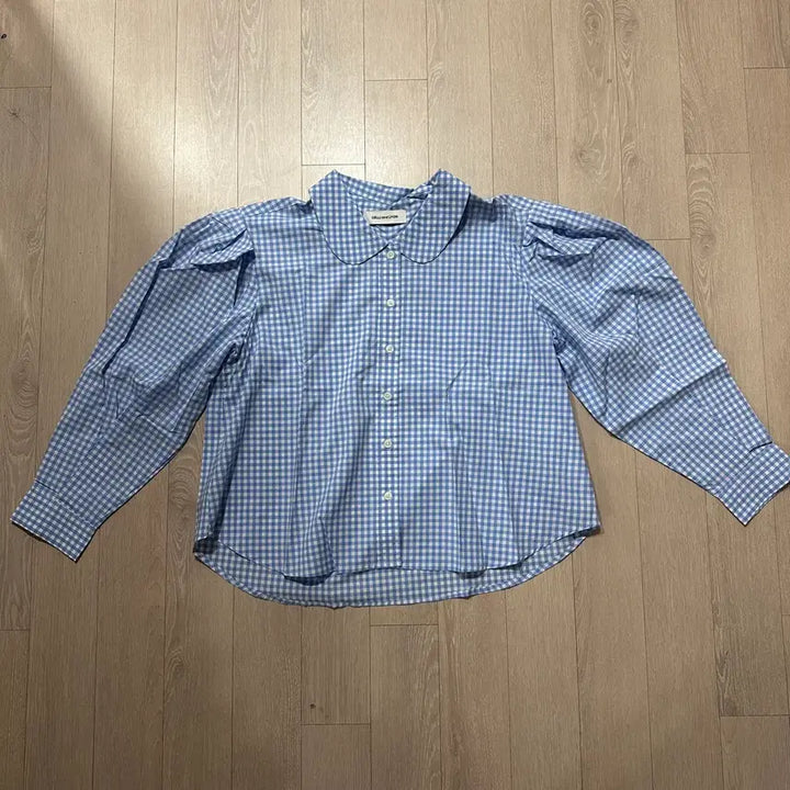 [BUNJANG] Sally &amp; Lyon Check Blouse / 셀리앤리옹 제작 체크 블라우스