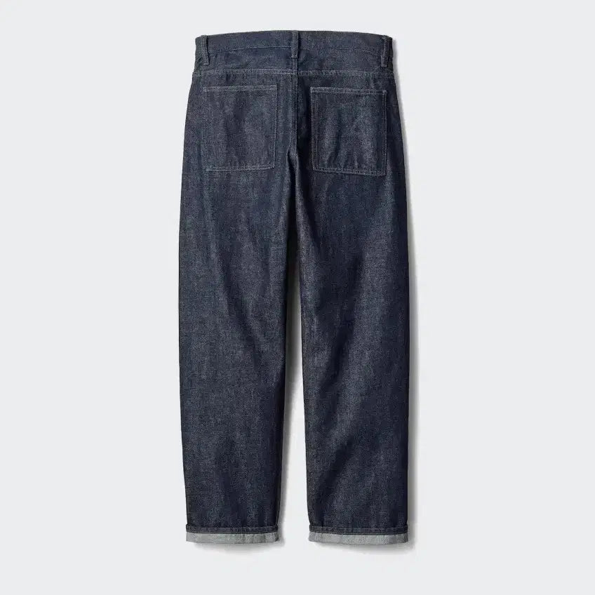 [BUNJANG] Uniqlo Selvedge Straight Jeans (Long Length) / [새상품]유니클로 셀비지 스트레이트 청바지 데님 진 긴기장