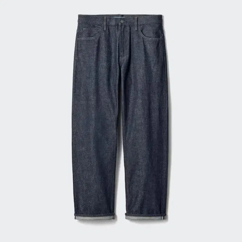[BUNJANG] Uniqlo Selvedge Straight Jeans (Long Length) / [새상품]유니클로 셀비지 스트레이트 청바지 데님 진 긴기장