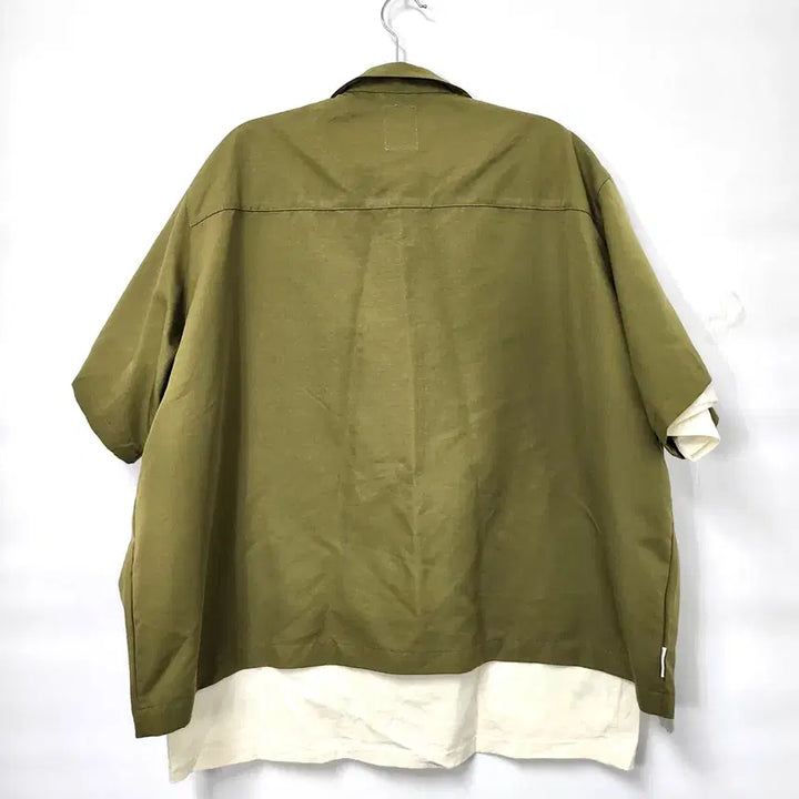 [BUNJANG] Element Short Sleeve Shirt Khaki Size 105 / 엘레먼트 반팔 셔츠 M/M 카키색 105