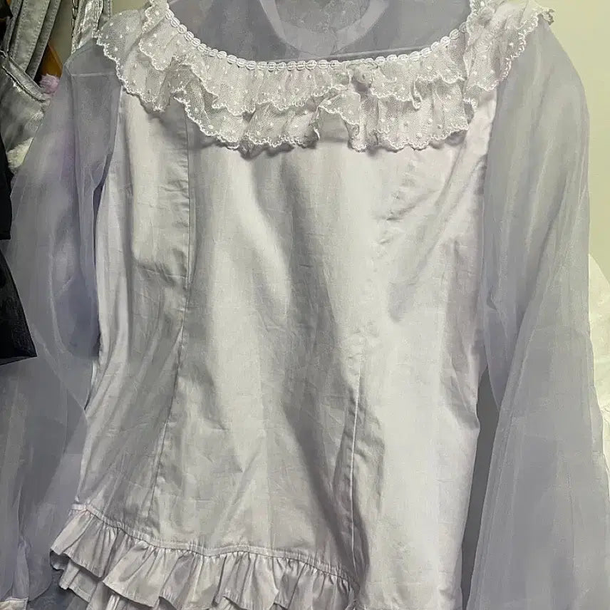 [BUNJANG] Angelic Pretty Daydream Blouse Lavender / 엔젤릭 프리티 데이드림 블라우스 라벤더