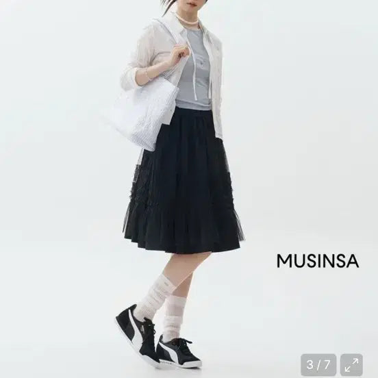 [BUNJANG] Puma Roma OG Nylon Black Sneakers / 퓨마 로마 OG 나이론 블랙 운동화