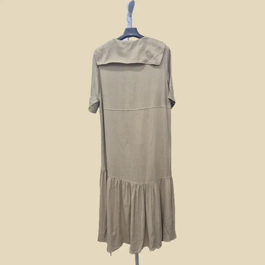 [BUNJANG] Beige Linen Long Dress / 원피스 베이지(새상품)