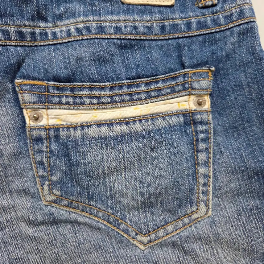 [BUNJANG] JamBangi Blue Denim Hot Pants Shorts / 잠뱅이 청반바지 핫팬츠