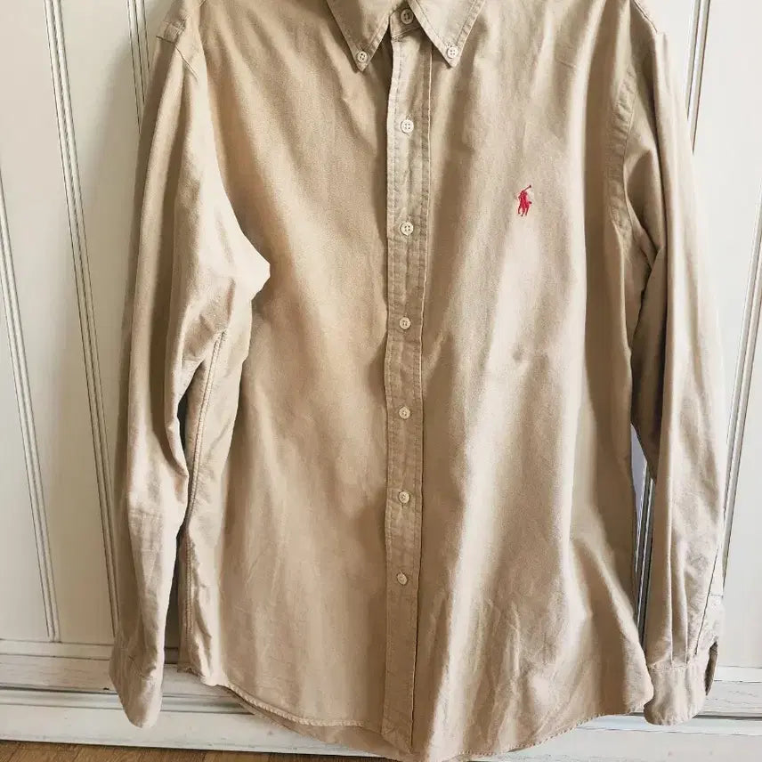 [BUNJANG] Polo Ralph Lauren Beige Shirt - Size M / 폴로랄프로렌  셔츠남방 M