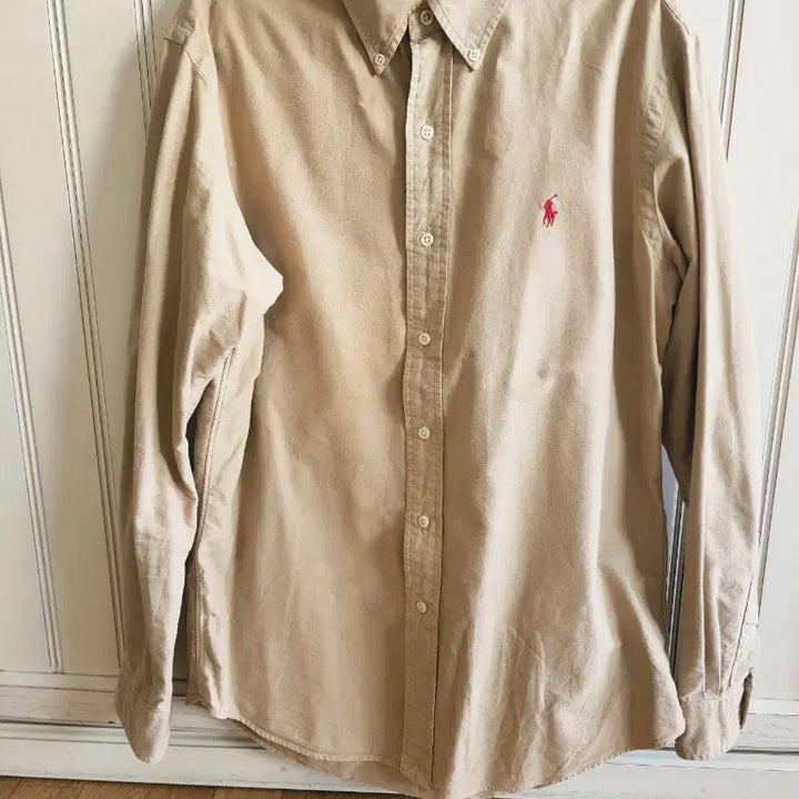 [BUNJANG] Polo Ralph Lauren Beige Shirt - Size M / 폴로랄프로렌  셔츠남방 M