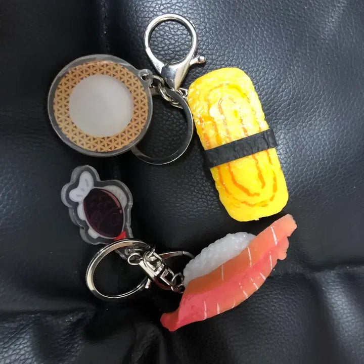 [BUNJANG] Sushi Charm Set Haribo Pouch Lucky Draw Item / 초밥 키링 하리보 파우치 뽑기템
