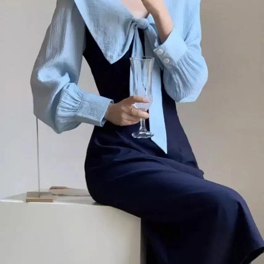 [BUNJANG] Romantic Slim Fit Dress - Size L / 로맨틱 슬림핏 원피스-L